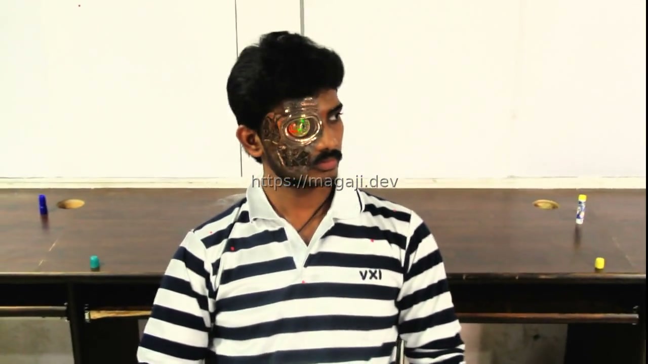 Still from Bhaskar's completed demo reel at Frameboxx
