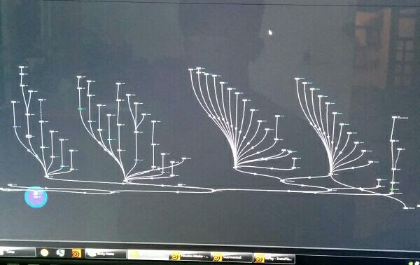 Houdini floor scene network detail