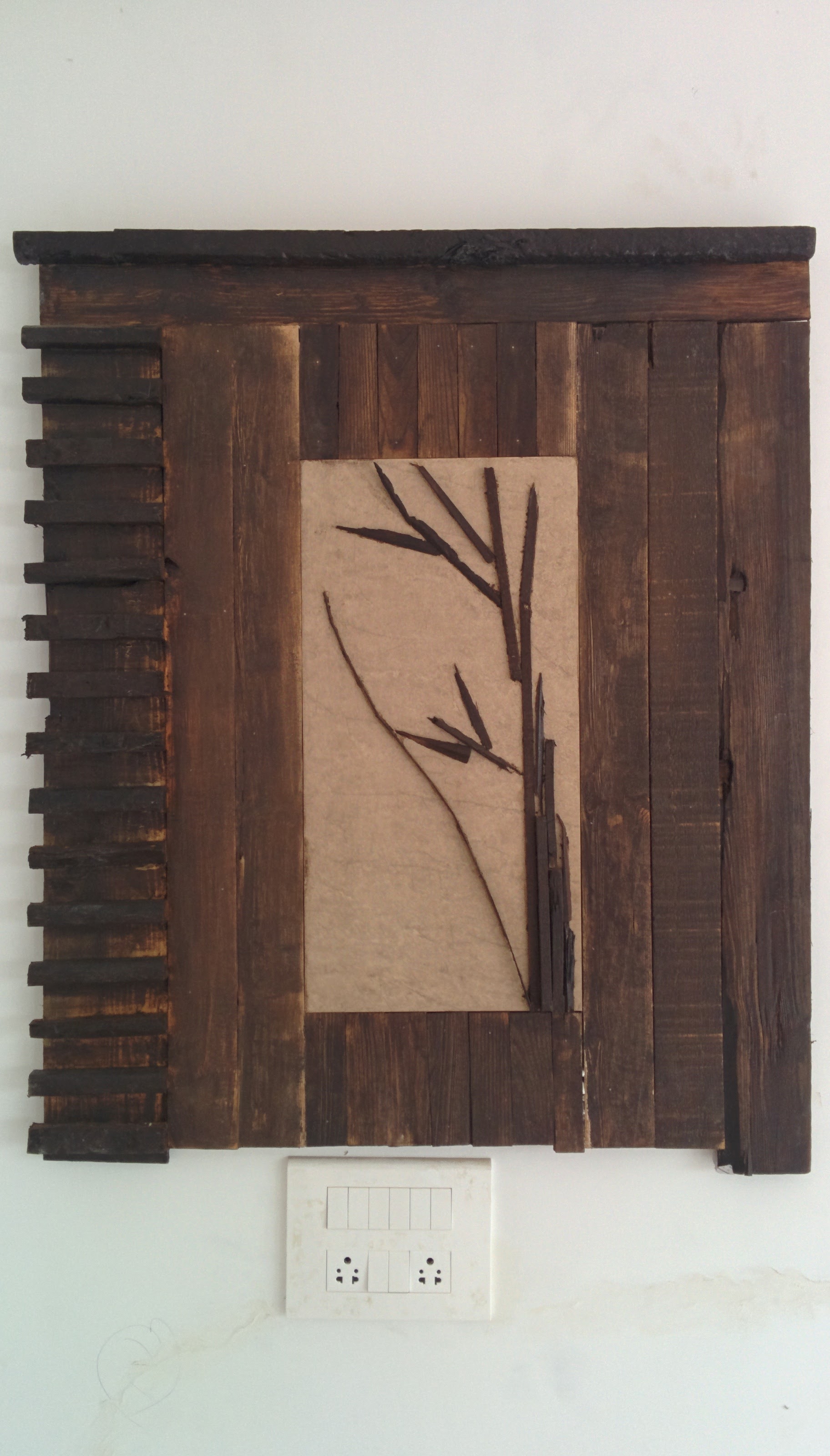 Wall wood art piece 4